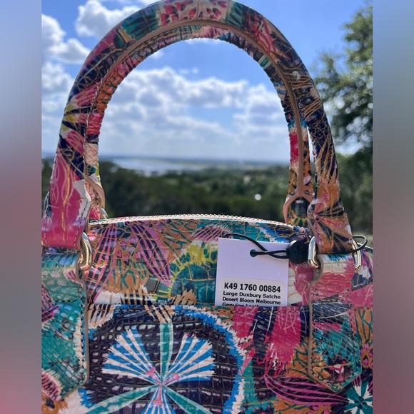 NWT Brahmin SET Large Duxbury & Ady Wallet in DESERT BLOOM Melbourne - Picture 10 of 12